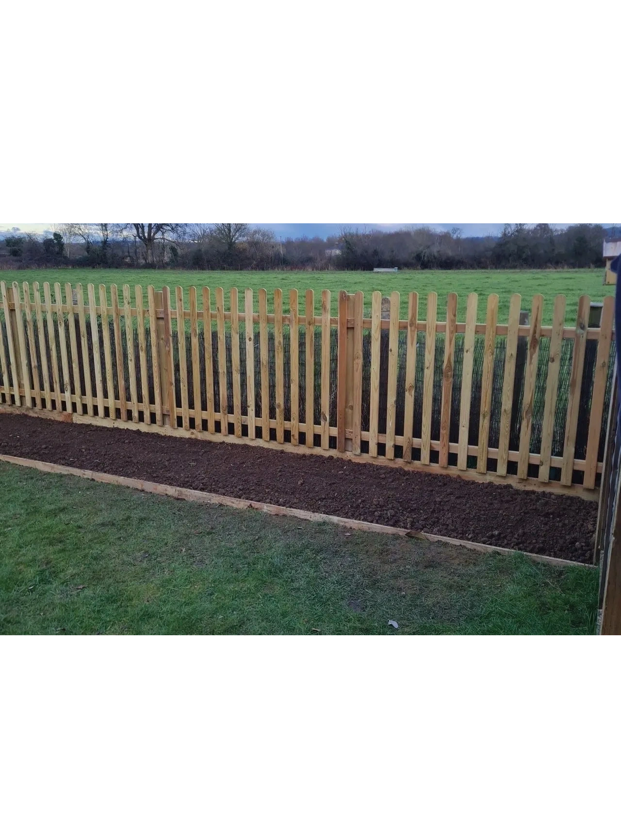 Finished fencing project — reviews in action